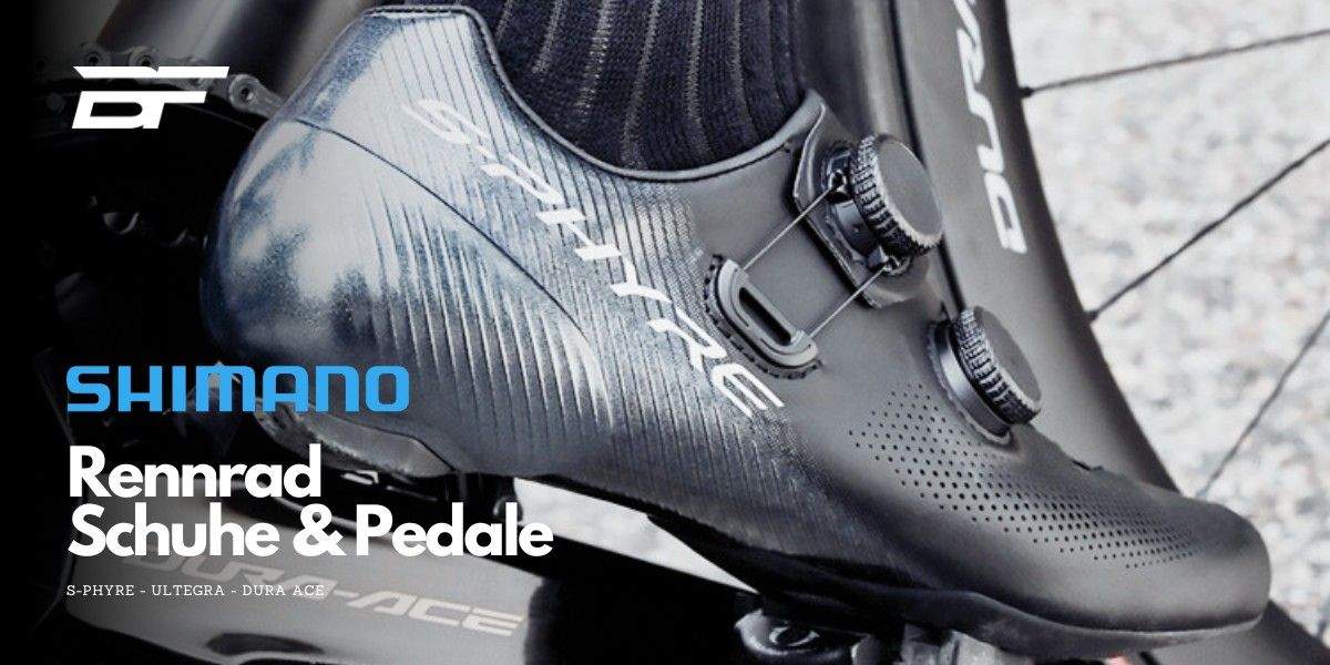 Shimano Rennrad Schuhe Pedale
